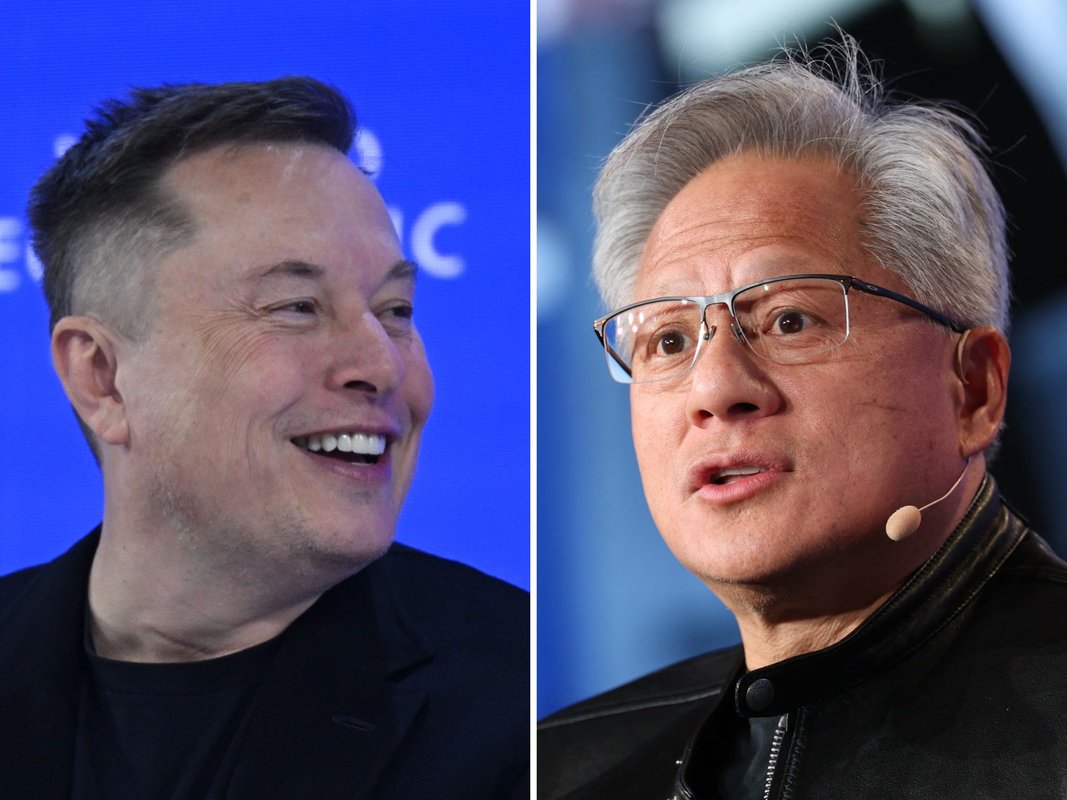 Trump and Elon Musk picked Jensen Huang up in: Alaska on their Air Force One trip to China