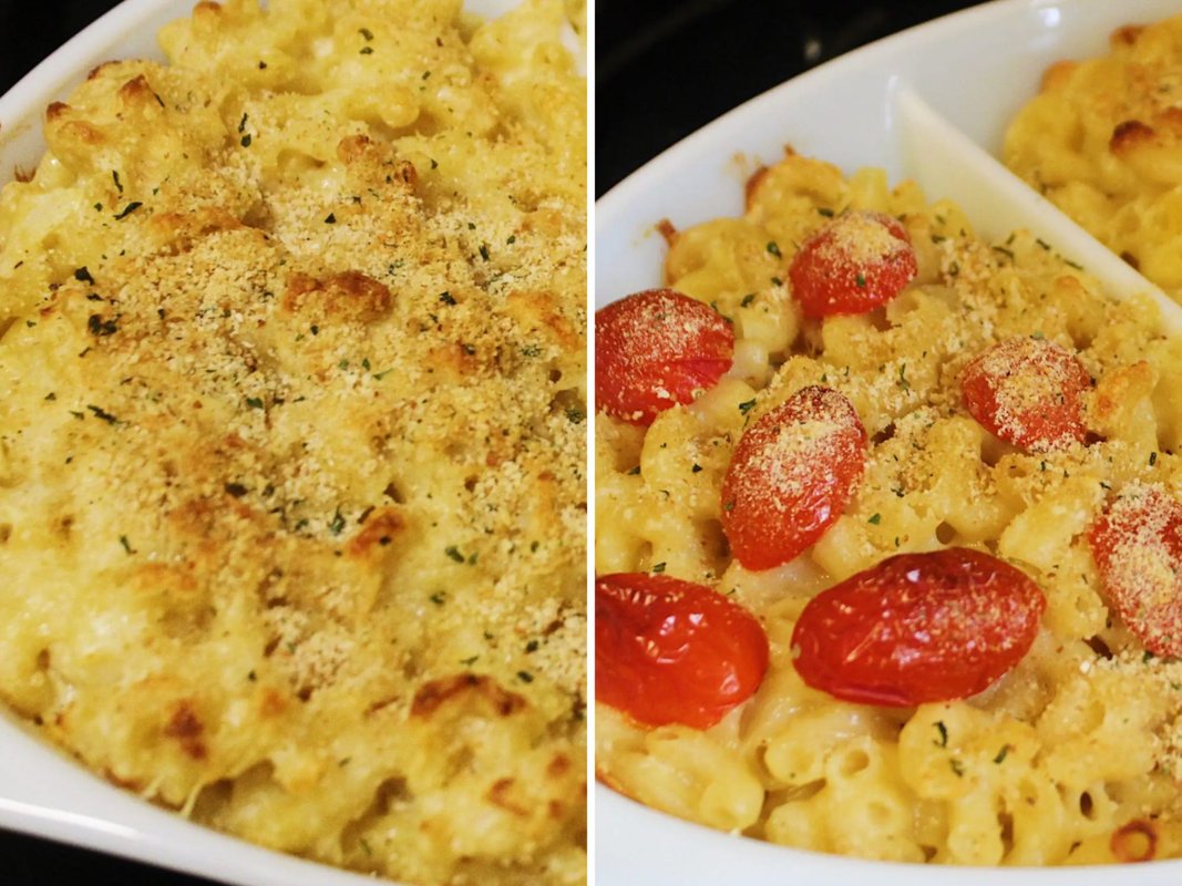 I tried Martha Stewart's and Ina Garten's baked mac: and cheese recipes. The best added an unexpected ingredient.