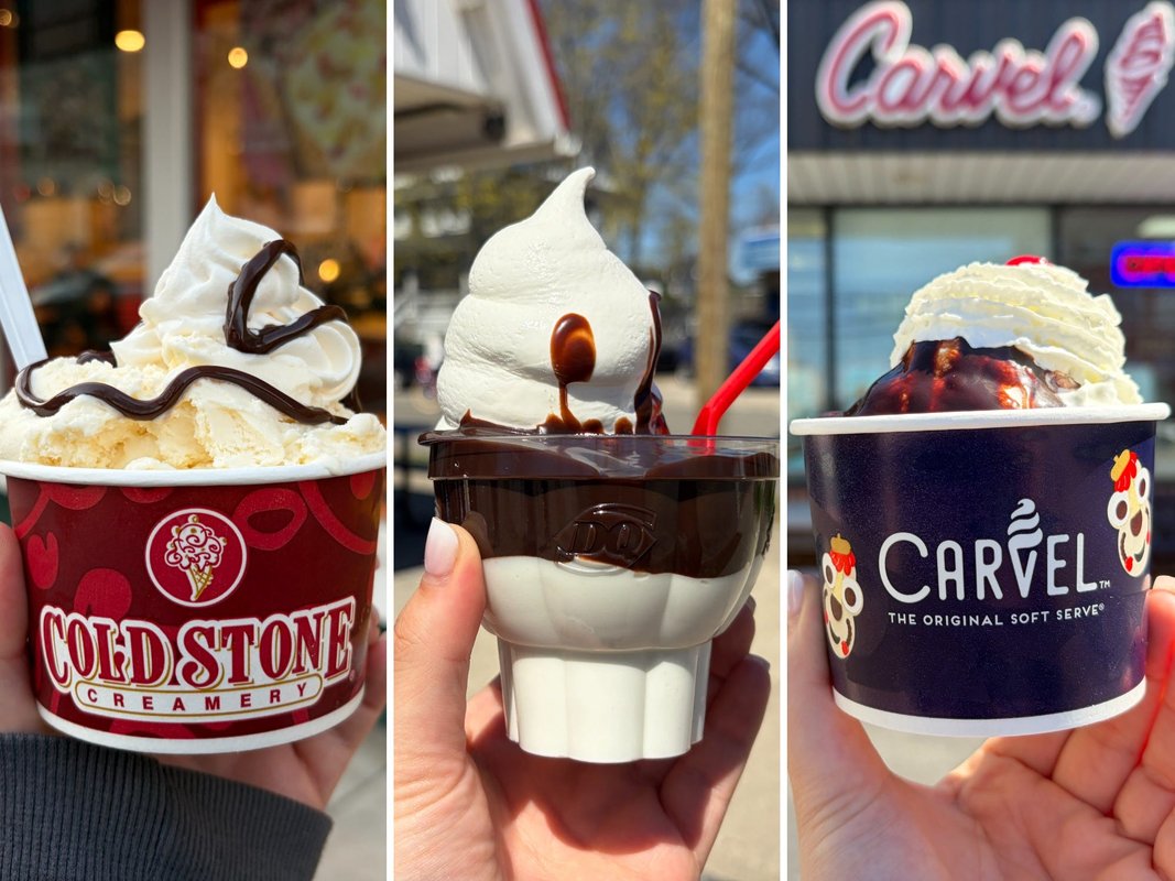 I ordered sundaes from Cold Stone Creamery, Dairy Queen,: and Carvel. One stood out as the clear winner.
