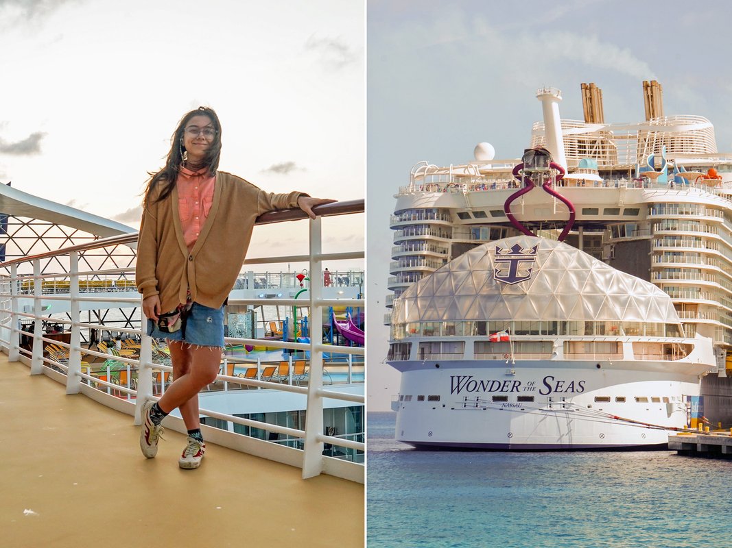Step aboard Royal Caribbean's Wonder of the Seas, a mega cruise ship that has 8 'neighborhoods' spread across 18 decks