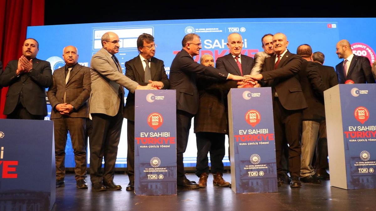 "Van'da inşa edilecek konutların sahipleri kura ile tespit edildi"