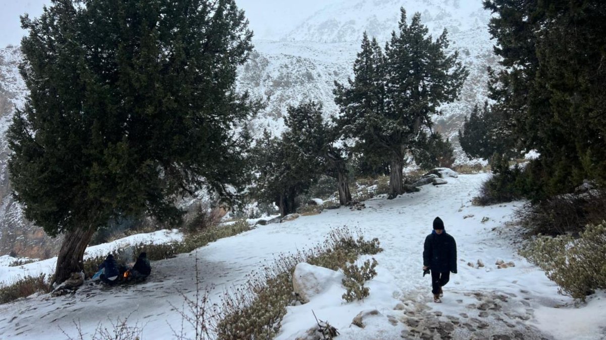 "Antalya'nın yüksek bölgelerine kar düştü"