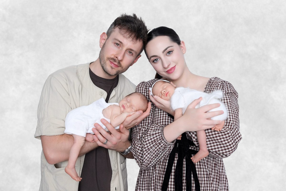 My twins are already TV celebrities. They played 'Baby Jane Doe' on 'The Pitt' at 4 months old.