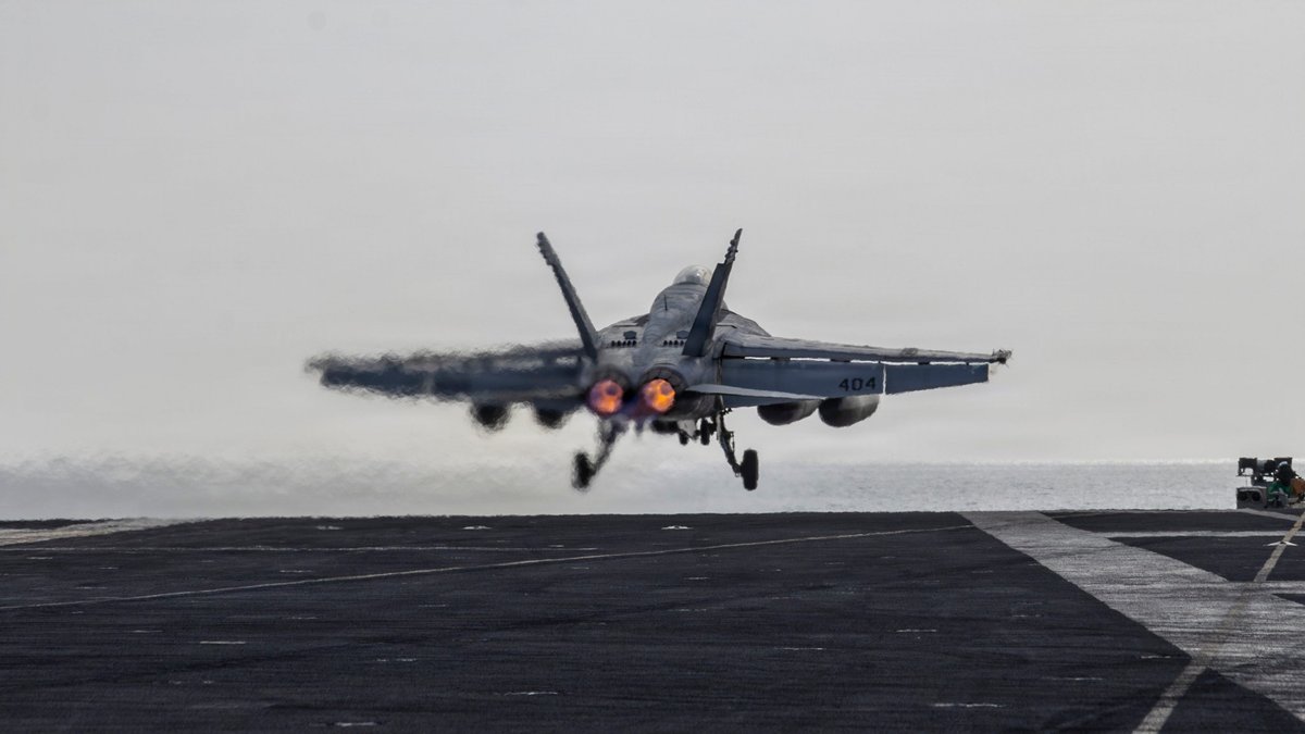 The US Navy shot out the rudder of an: Iran blockade runner with a Super Hornet's 20 mm cannon