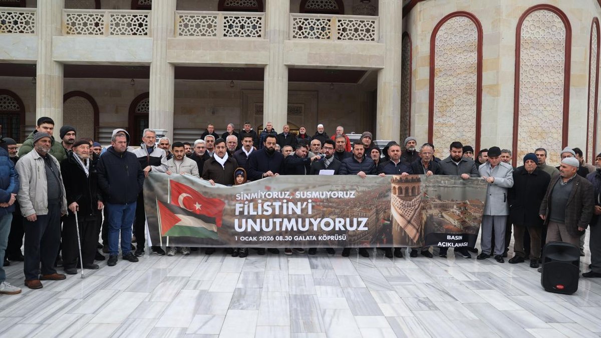TÜGVA, Filistin'deki insan hakları ihlallerine: karşı 81 ilde açıklama meydana geldirdi