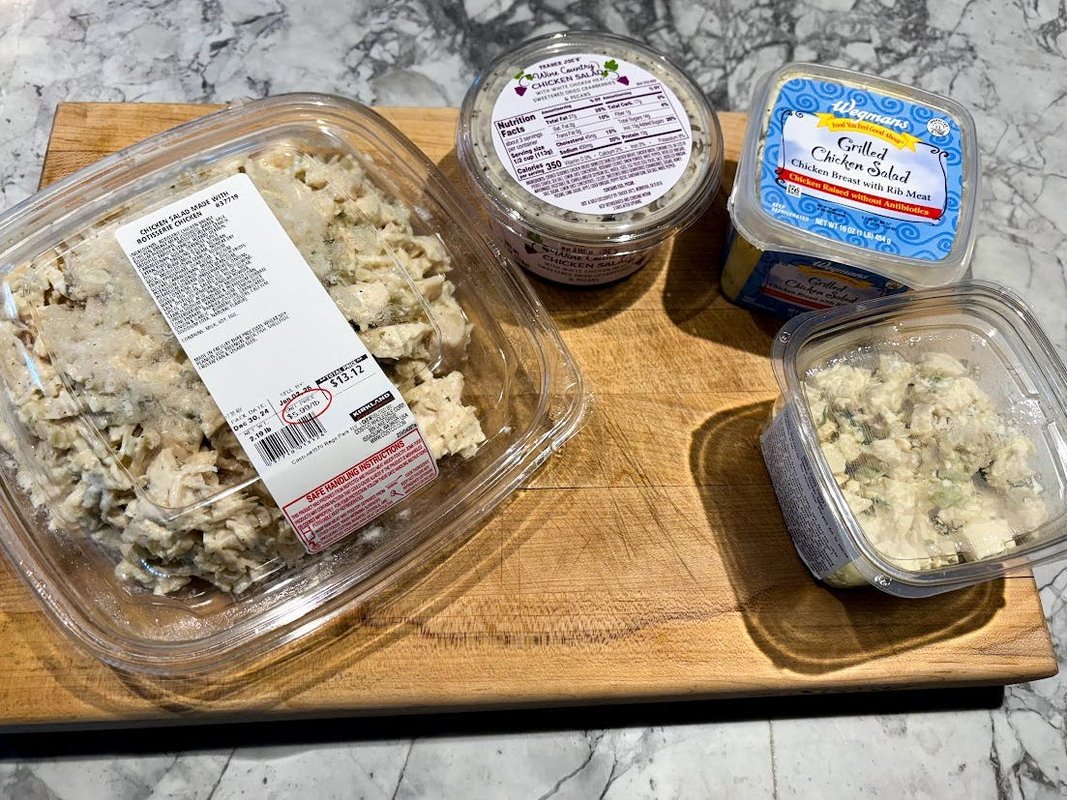 I tried chicken salad from Costco, Trader Joe's, Wegmans, and Whole Foods. There's only one I'd buy again.