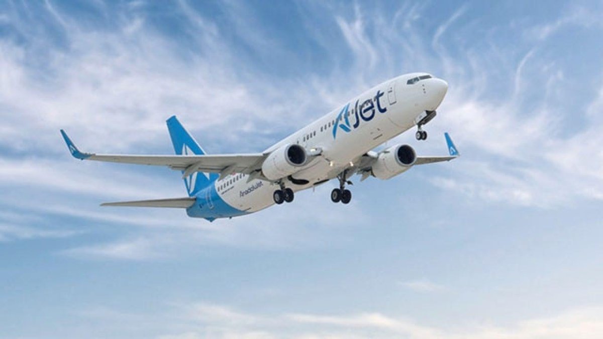 AJet'in 38 uçuşu kötü hava şartları yüzünden iptal edildi
