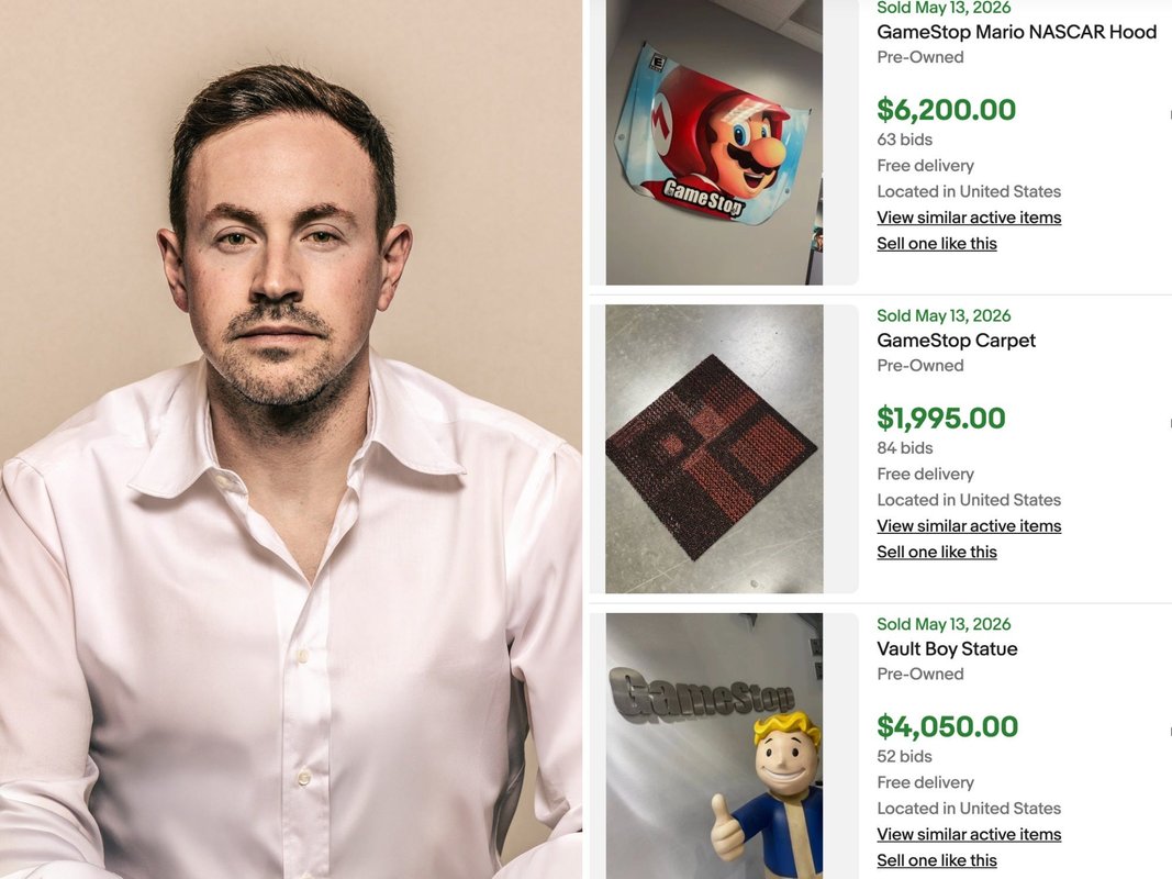 Ryan Cohen's eBay stunt earned him $168K. His top sale was a Halo Master Chief statue.