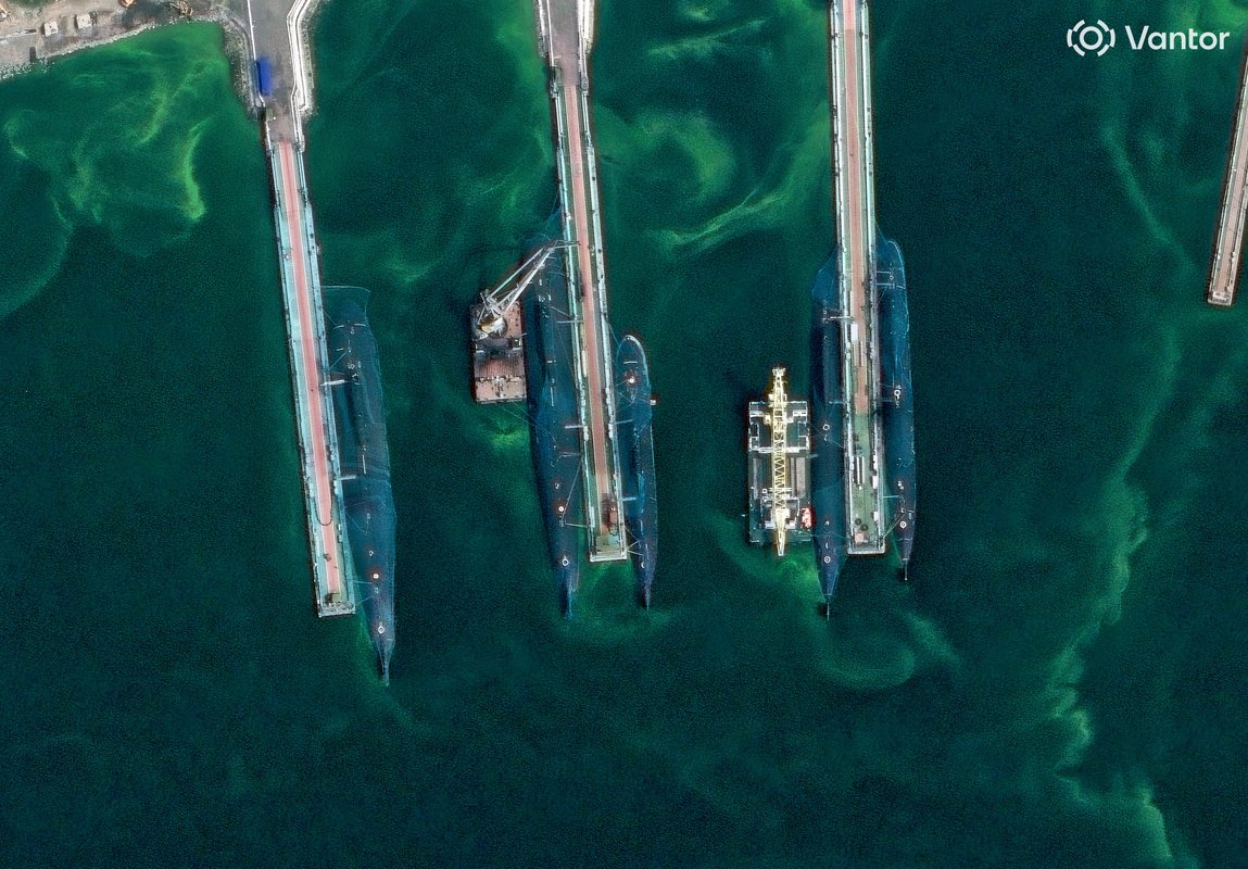 Satellite images show Russia added more anti-drone nets to its submarines at a Pacific base thousands of miles from Ukraine