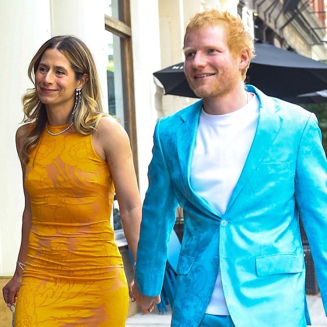 Ed Sheeran & Wife Look Perfect at Taylor Swift, Travis Kelce Wedding