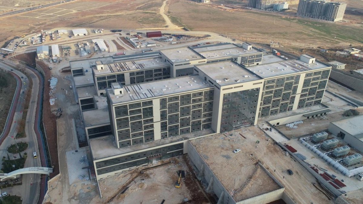Mardin Şehir Hastanesinin inşasında önemli aşamaya ulaşıldı