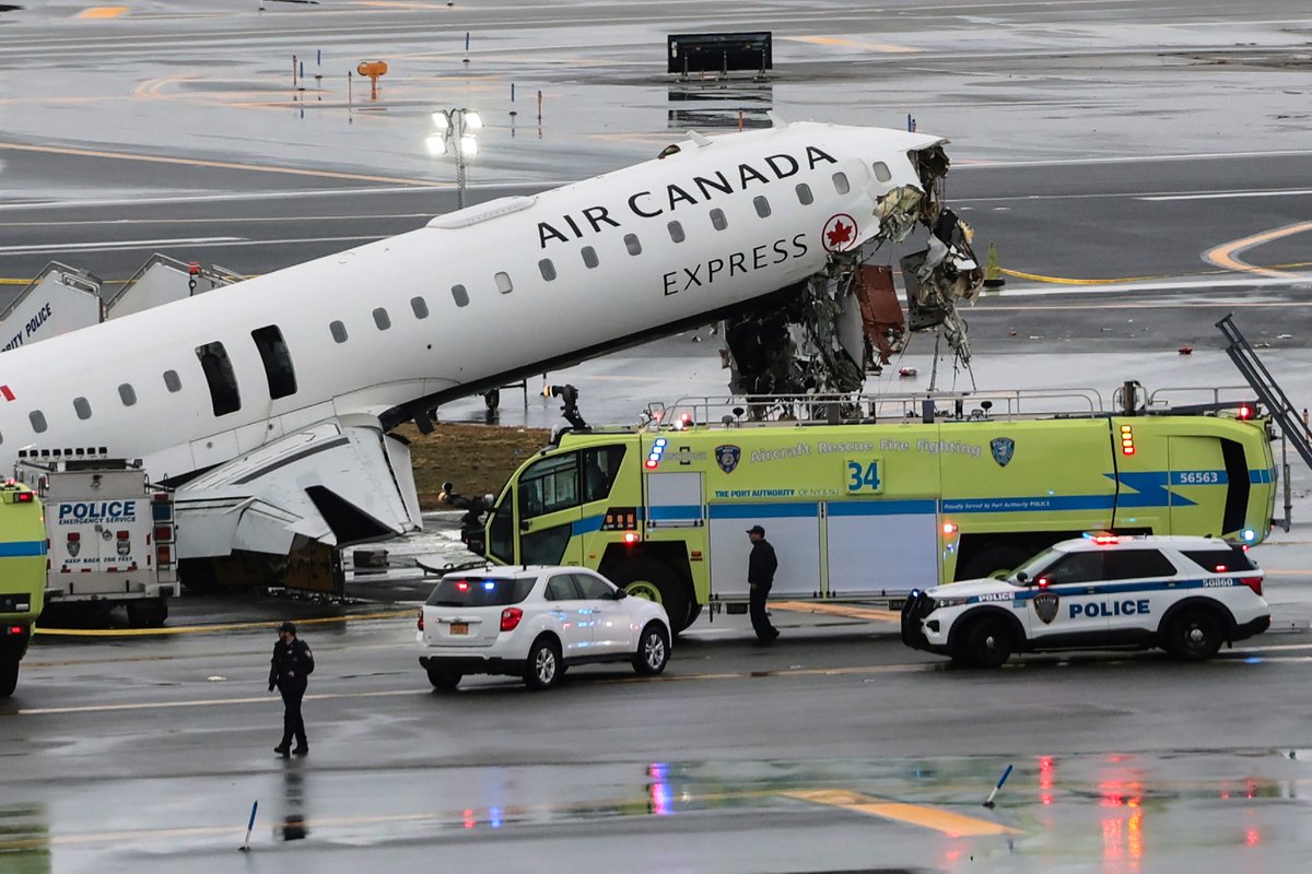 MAPPED: How the Air Canada plane crash caused chaos for East Coast travelers