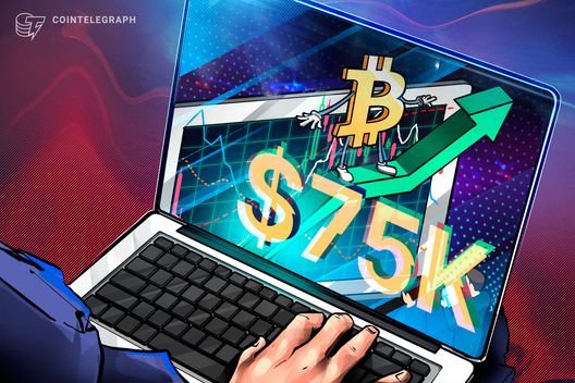 Rocky US economy, private credit stress,: war, impact Bitcoin’s odds for $75K rally