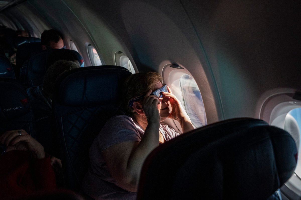 Airlines and charter companies are selling front-row seats to the solar eclipse for up to $1,200