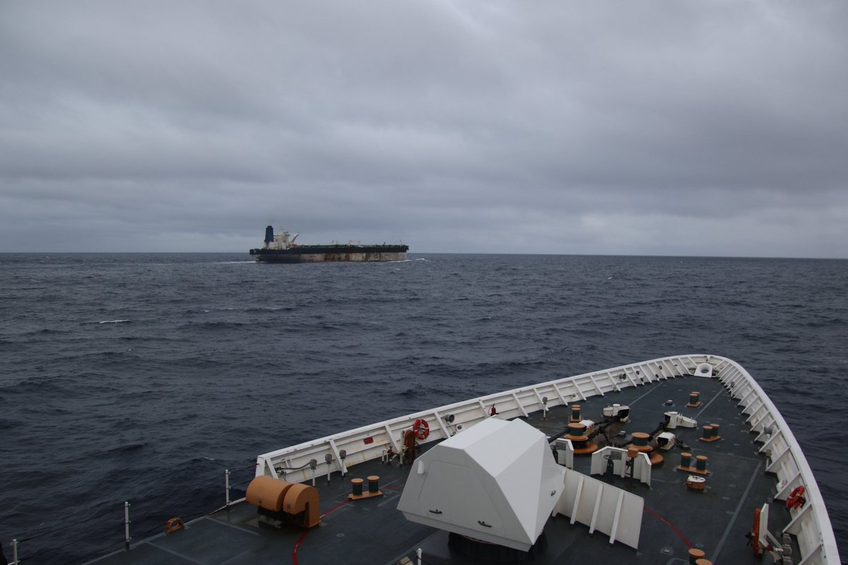 "ABD askerleri, Atlantik Okyanusu'ndaki peşinden: koştukları tanker yolunu kesmeyi başardı"