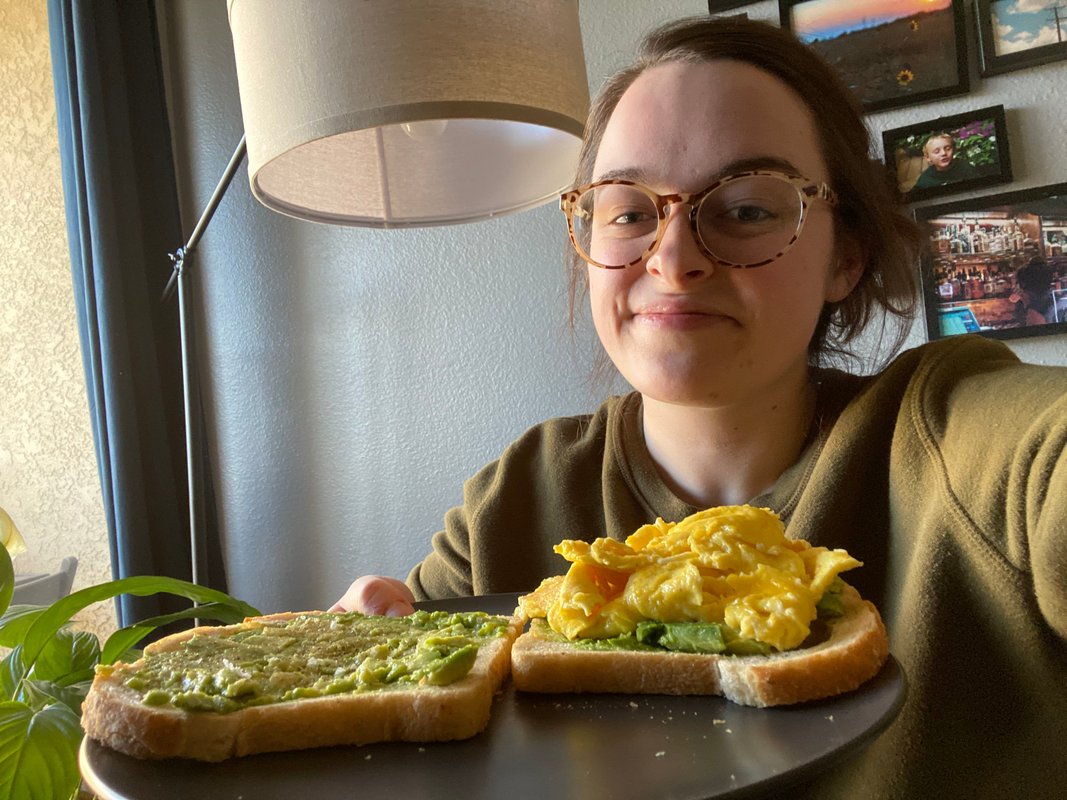 I tried 'folding' eggs instead of scrambling them. Now, it's my go-to way to upgrade breakfasts in a pinch.