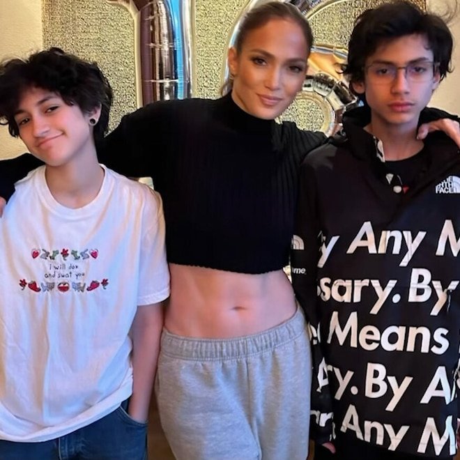 Jennifer Lopez Celebrates "Wonder Twins" Max and Emme's 18th Birthday