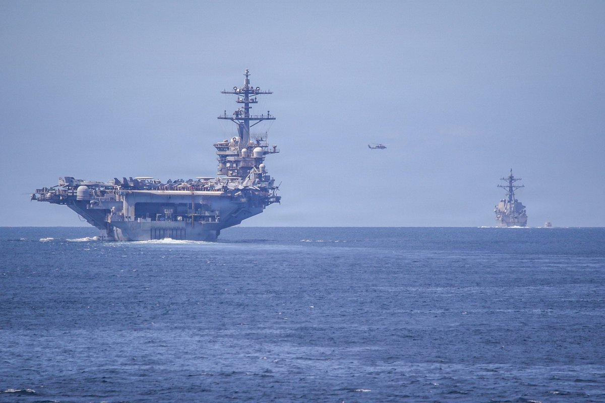 The US Navy is pulling more and more warships into its Middle East force buildup