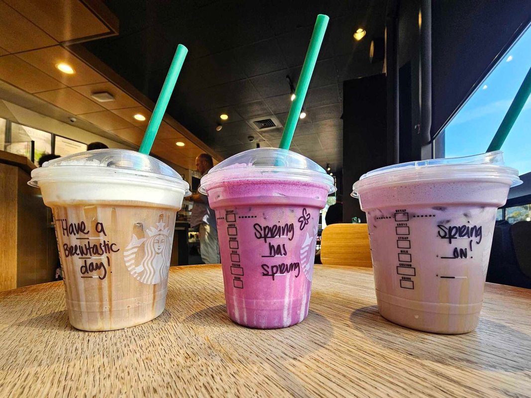 Starbucks' new spring menu includes drinks made with ube, lavender, and coconut. Here's how they taste.