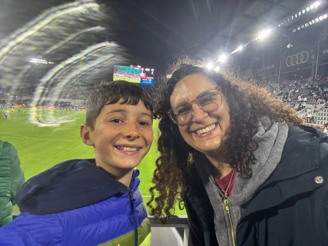 I hated sports until my son made me a diehard soccer fan. If I got: my daughter to the Era's Tour, I believe I can get us to the World Cup.