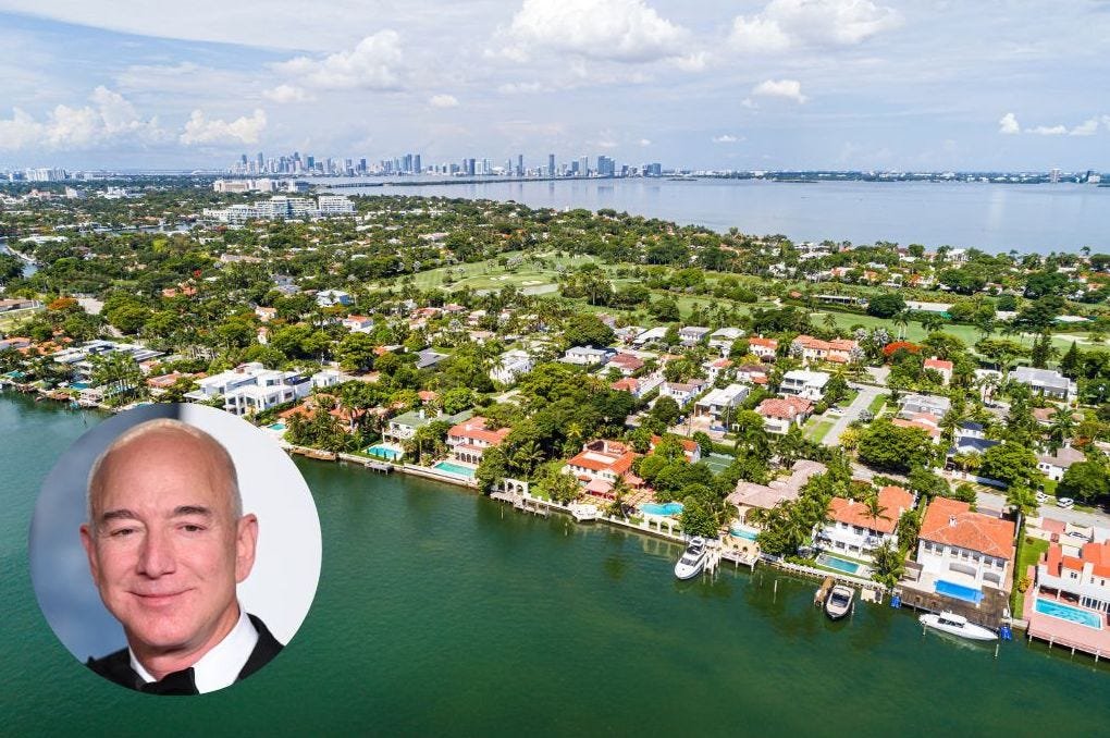 "Jeff Bezos'un yanında bulunan boş arazi, 105 milyon dolara satıldı"