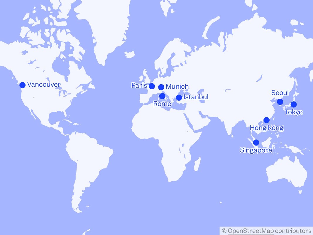 These are the world's best airports as rated by travelers.: Asia dominates, but the US is nowhere to be seen.