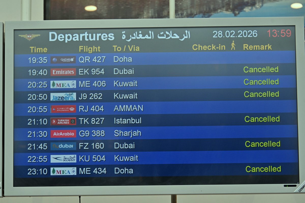 Flight diversion map: See where flights are getting rerouted to in the aftermath of the attacks on Iran