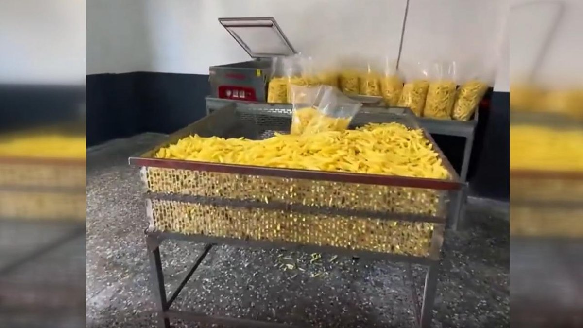 Hijyen standartlarına uygun olmayan 600 kilogram patates cipsi mülkiyetten alındı