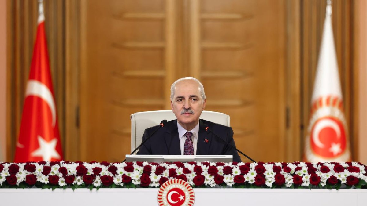 TBMM Başkanı Kurtulmuş: Dilimiz de, belgelerimiz de kardeşliği ve barışı ifade edecek