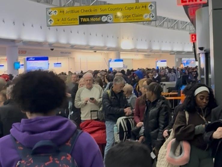 I missed my flight to Costa Rica after waiting 4 hours at a TSA checkpoint. The line wasn't just long, it felt dangerous.