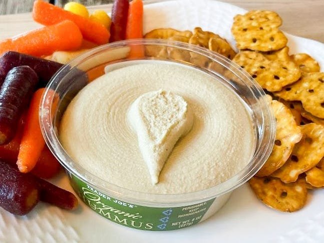 I tried hummus from Costco, Wegmans, Whole Foods, and Trader Joe's.: I finished a container of the winning spread in a day.