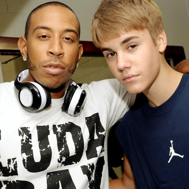 Justin Bieber, Süper Bowl Partisi'nde: Ludacris ile Bir Araya Geldi