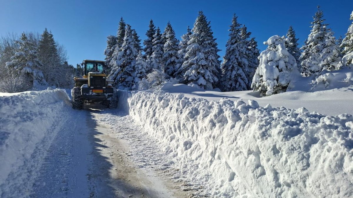 "Kastamonu'da kar görüntüleri: hava fotoğrafları ile kaydedildi"