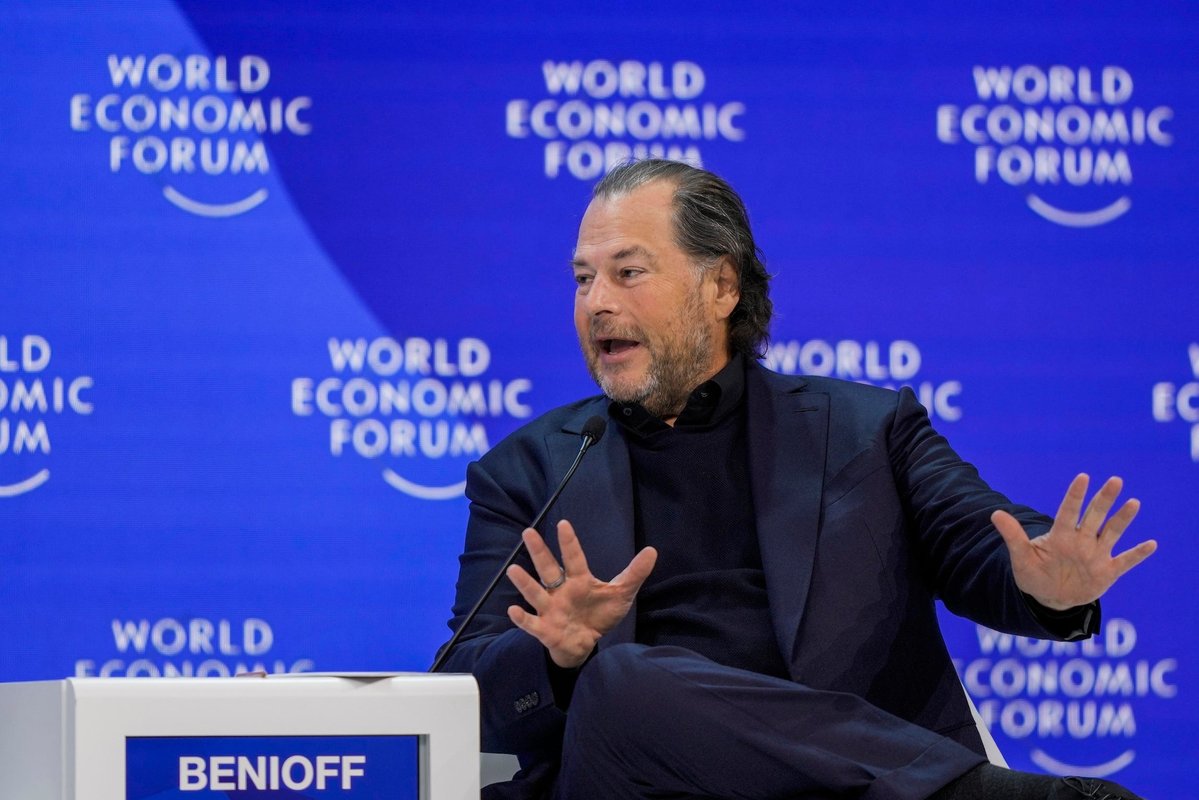 Salesforce CEO Marc Benioff joked about ICE at an event, and employees are up in arms