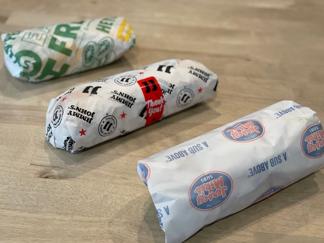I tried club sandwiches from Subway, Jimmy John's, and Jersey Mike's, and there's one I wouldn't order again