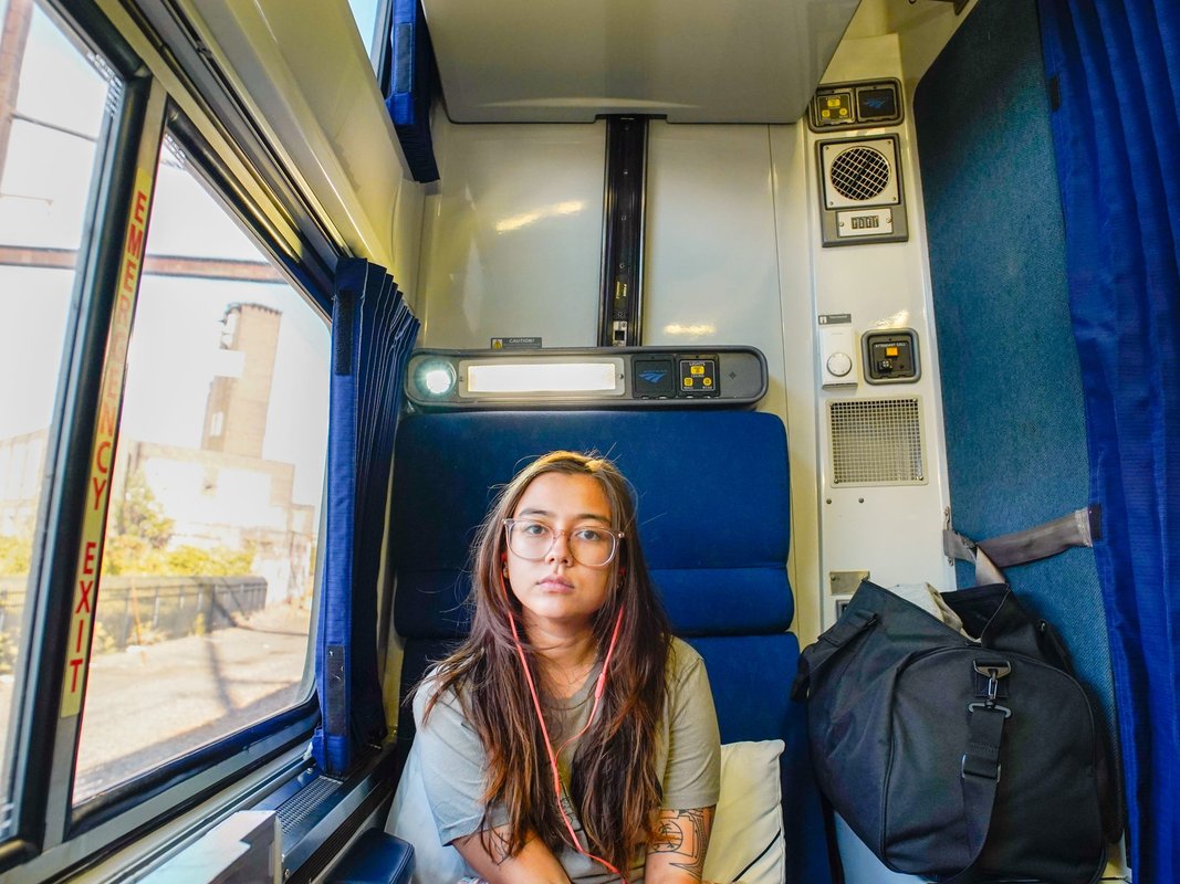 I spent 60 hours on Amtrak trains with a backpack and carry-on bag.: I'm glad I packed 7 items, but I wish I'd had 7 more.