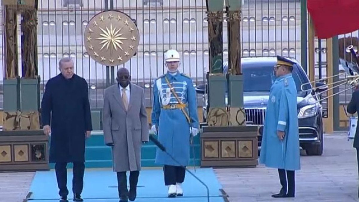 "Nijerya'nın Devlet Başkanı Bola Ahmed Tinub, Türkiye'nin Başkenti Ankara'da"