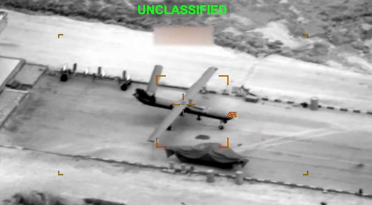 The US shared a new video of its strikes: on Iran showing it launching missiles and blowing up targets