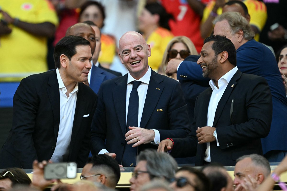 Mapped: How FIFA's president criss-crossed North America on a private jet to watch over 40 World Cup games in 39 days