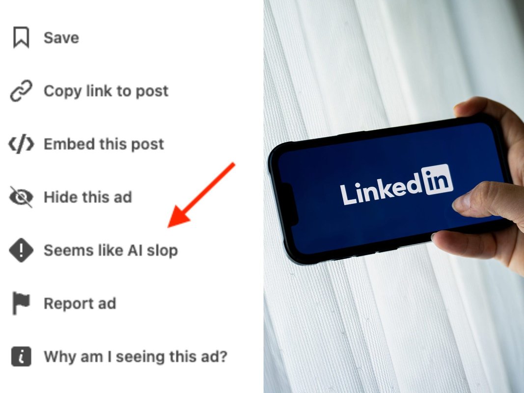 You can now call out LinkedIn AI slop using a new button