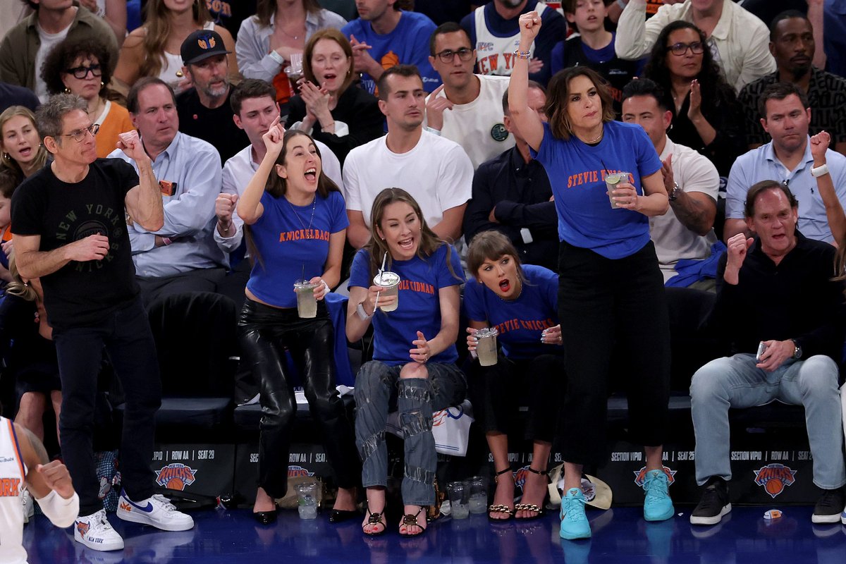 The New York Knicks' historic win was full of delightful celebrity moments