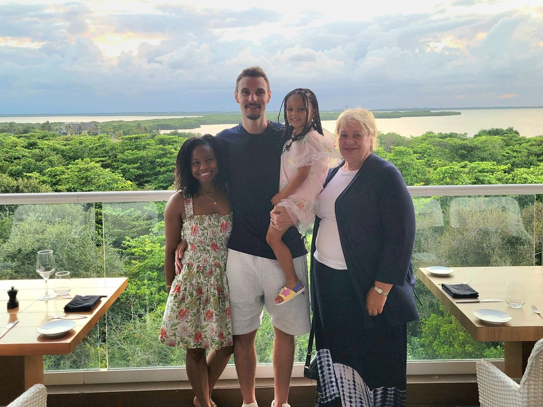 We spent a week at an all-inclusive resort to: celebrate our anniversary — with our daughter and my mother-in-law