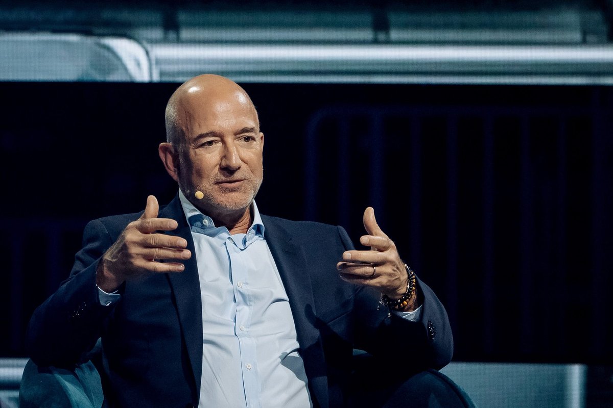 Jeff Bezos says AI is like a knife that can be used for good or bad, and the solution isn't 'no more data centers'