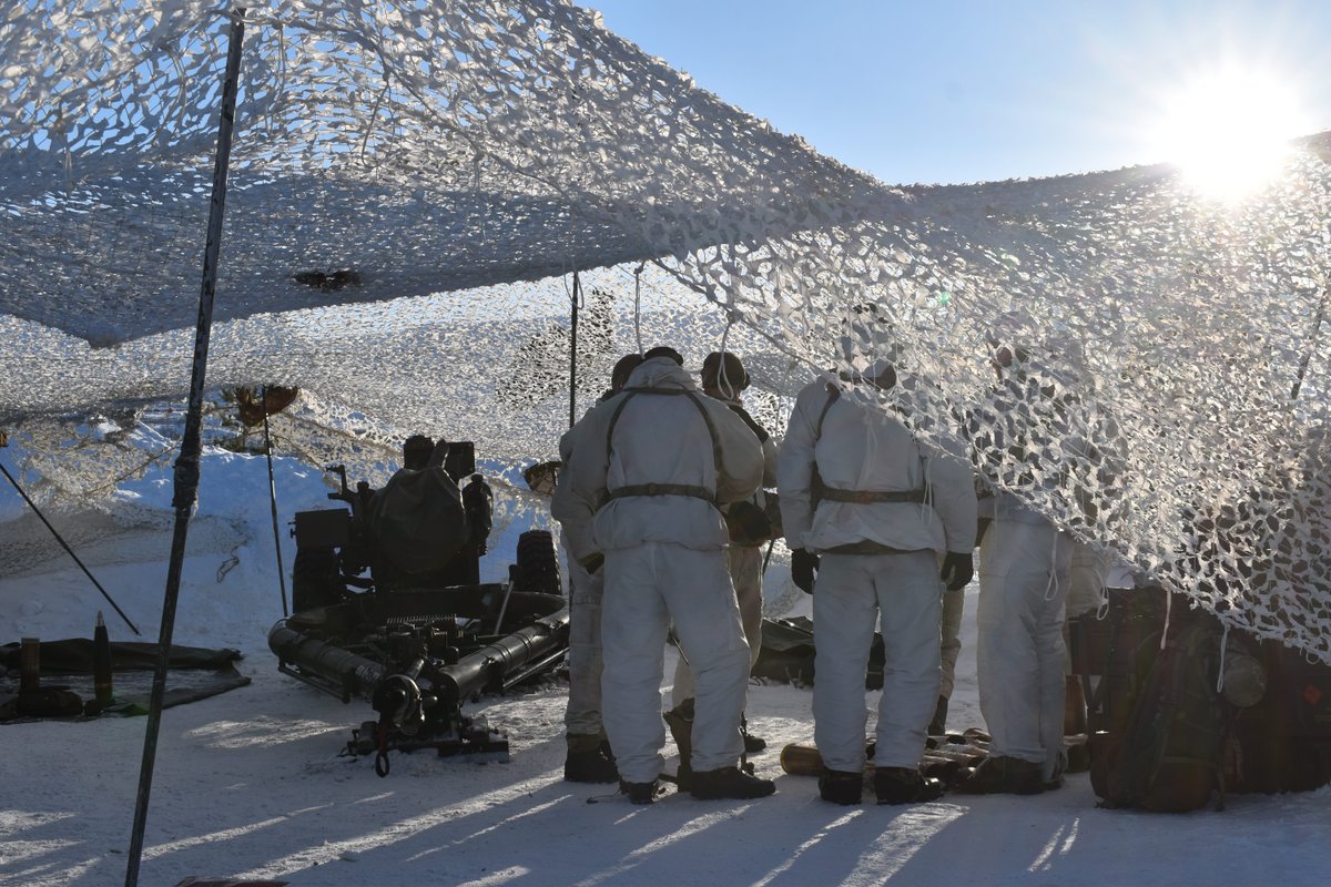 NATO's Arctic artillery forces are learning to: dig, hide, and move to dodge drones