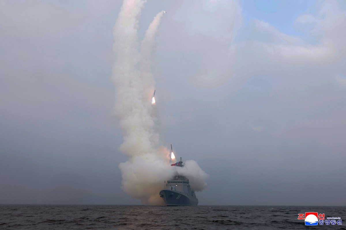 A year after a disastrous maiden launch, North Korea's new destroyer is up and firing its guns