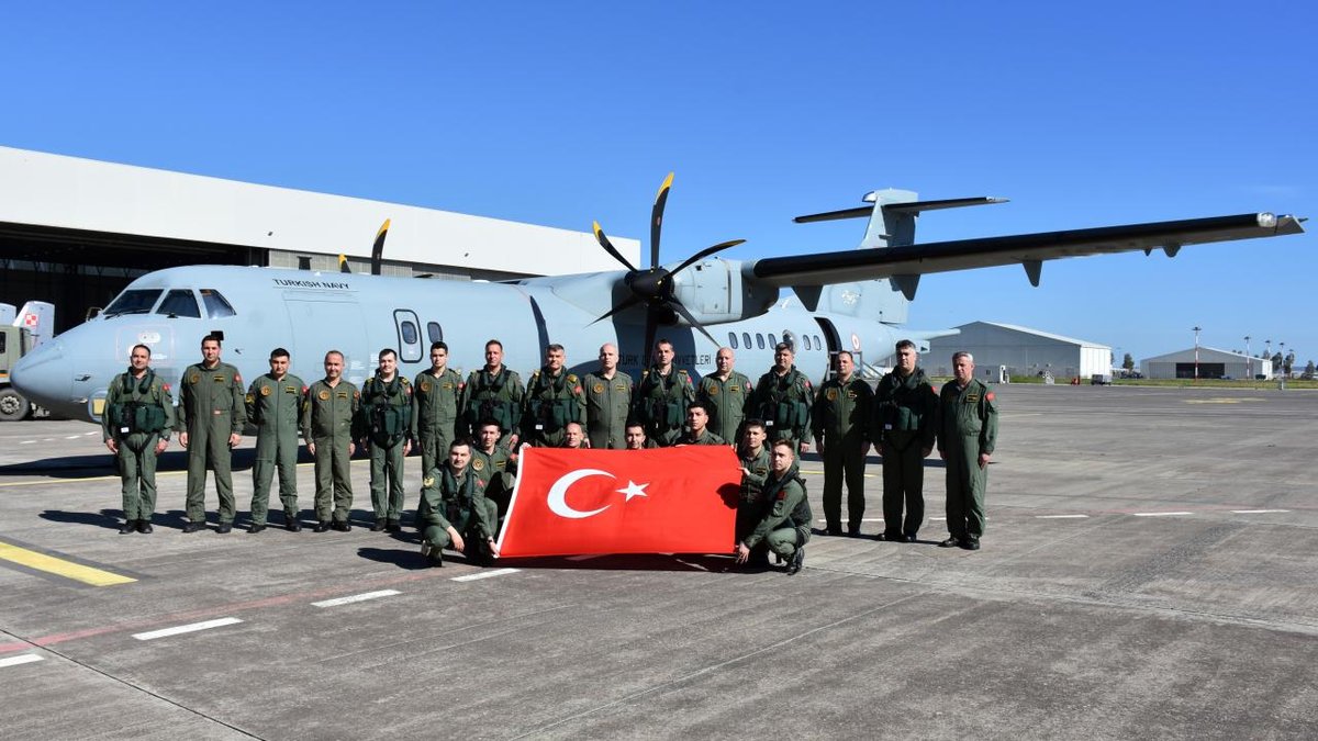 Donanmanın havadaki gözü kulağı P72 uçağı NATO tatbikatında denizaltı avında