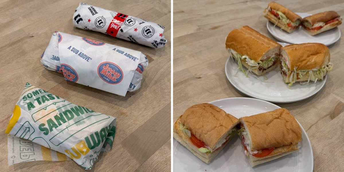 I tried BLT sandwiches from Jimmy John's, Jersey Mike's, and Subway. One stood out from the rest.