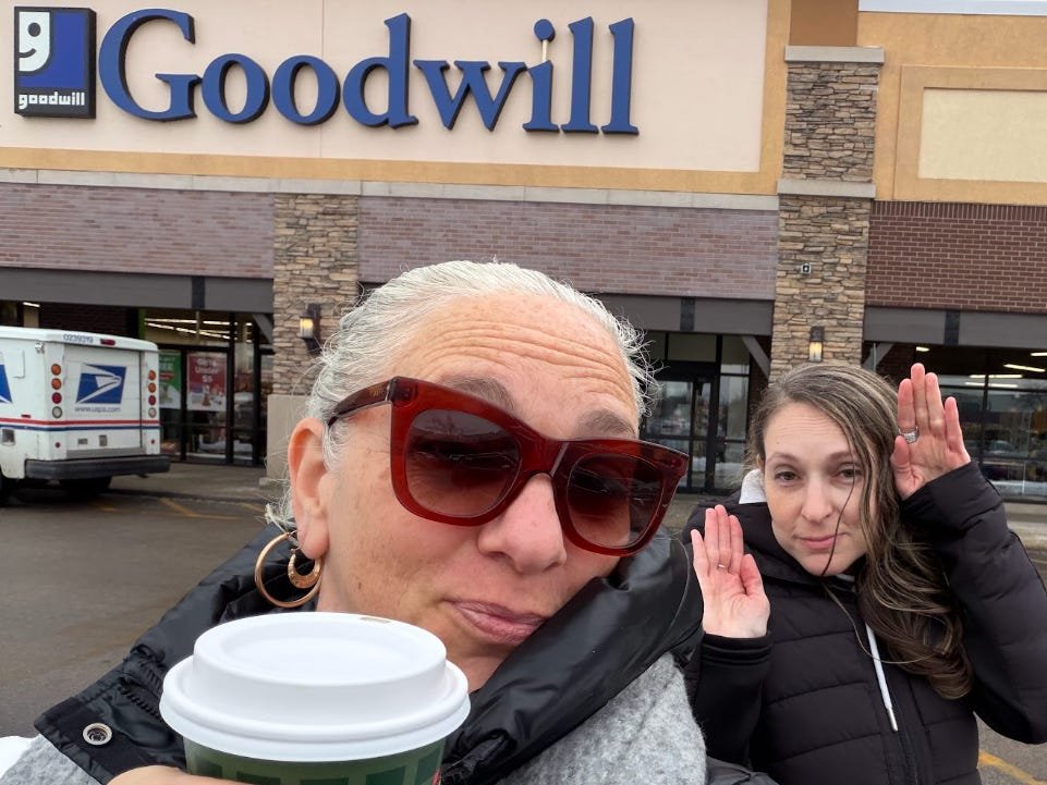 My sister and I were laid off around the same: time. We started a small business together to survive unemployment.