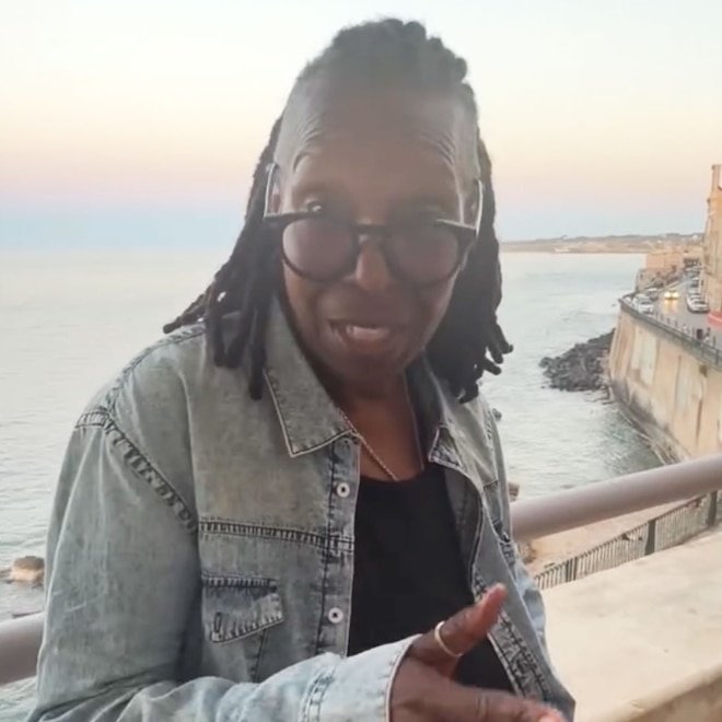 Stranded Whoopi Goldberg Misses: The View Due to Erupting Volcano