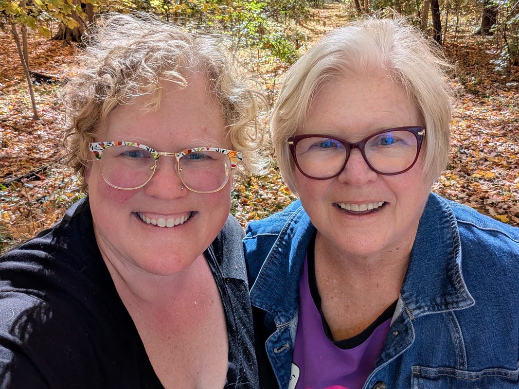 I bought my grandparents' house and lived next to my mom.: When she decided to move, it was hard on both of us.